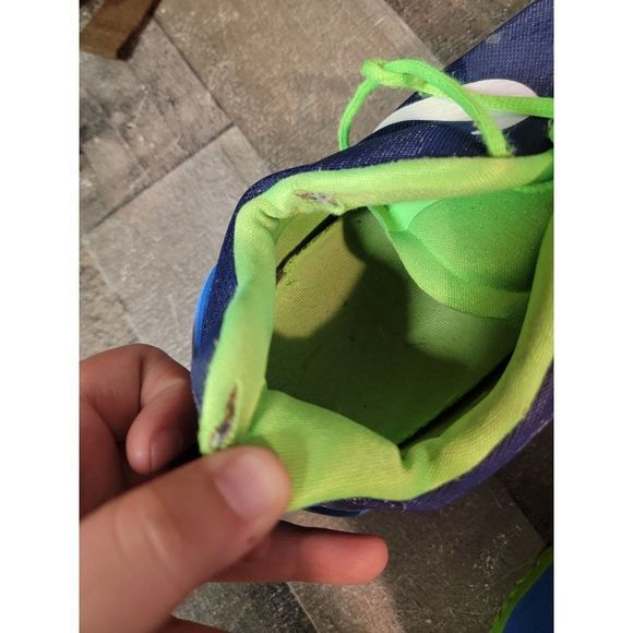 Nike Mens 12 blue green‎ athletic shoes running - Picture 5 of 8